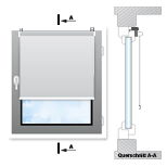 auf dem Rahmen avec support à clip (sans perçage)