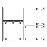 Gerade für Rollladen avec Insektenschutz