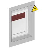 droite - von Raumseite betrachtet