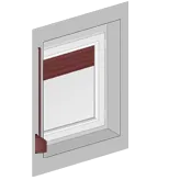 gauche - von Raumseite betrachtet